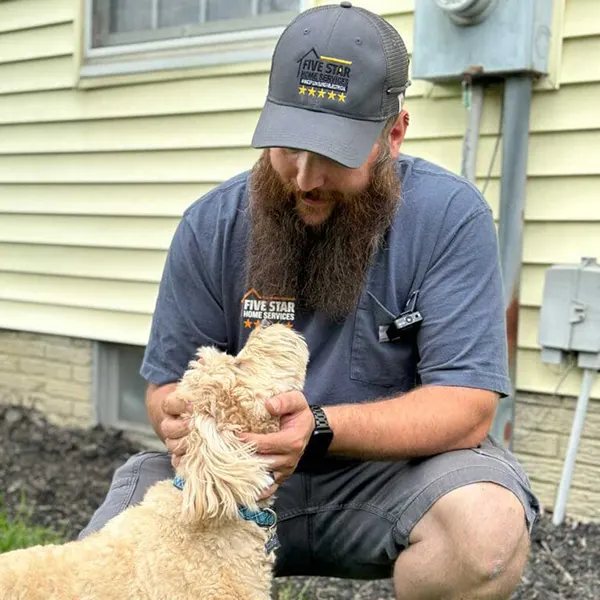 tech with dog